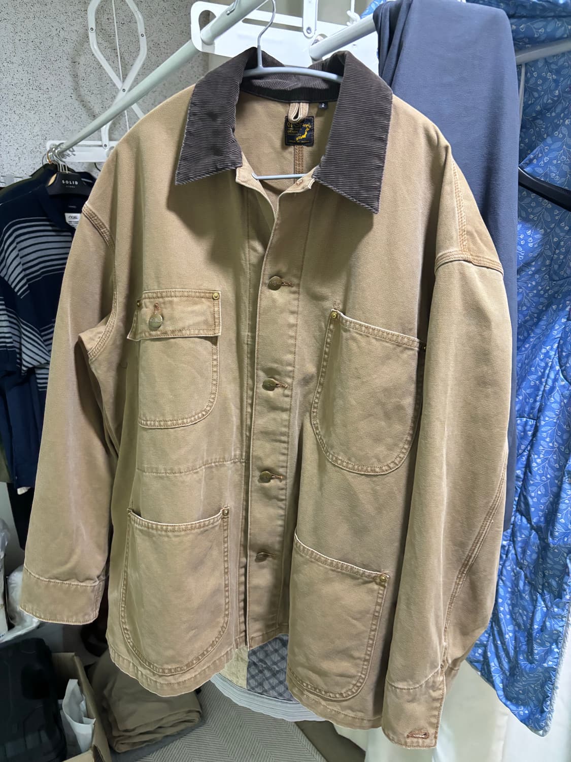 오어슬로우 오버핏 커버올 자켓 2 상품이미지4
