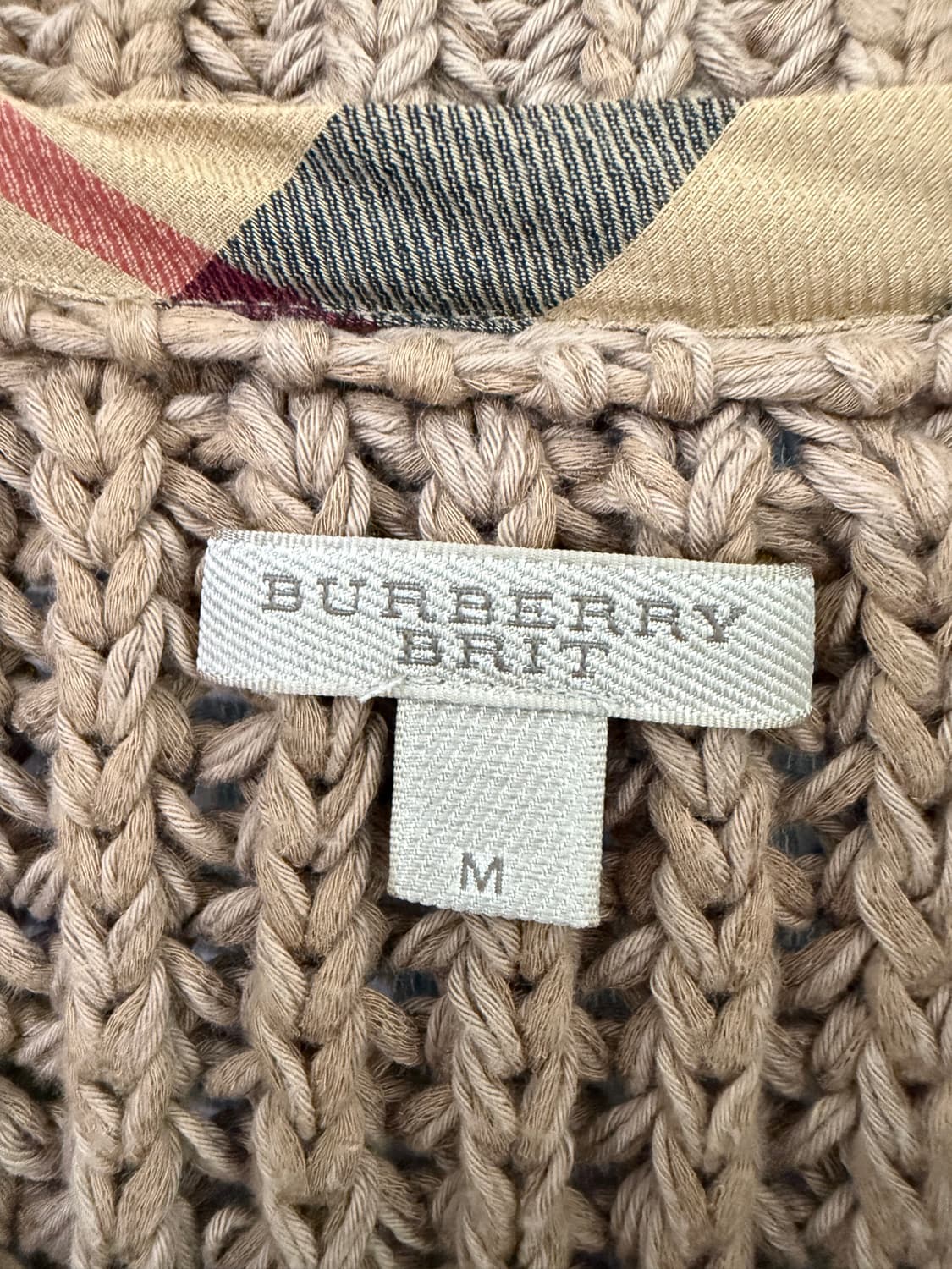 버버리 브릭 반팔 니트 상품이미지3