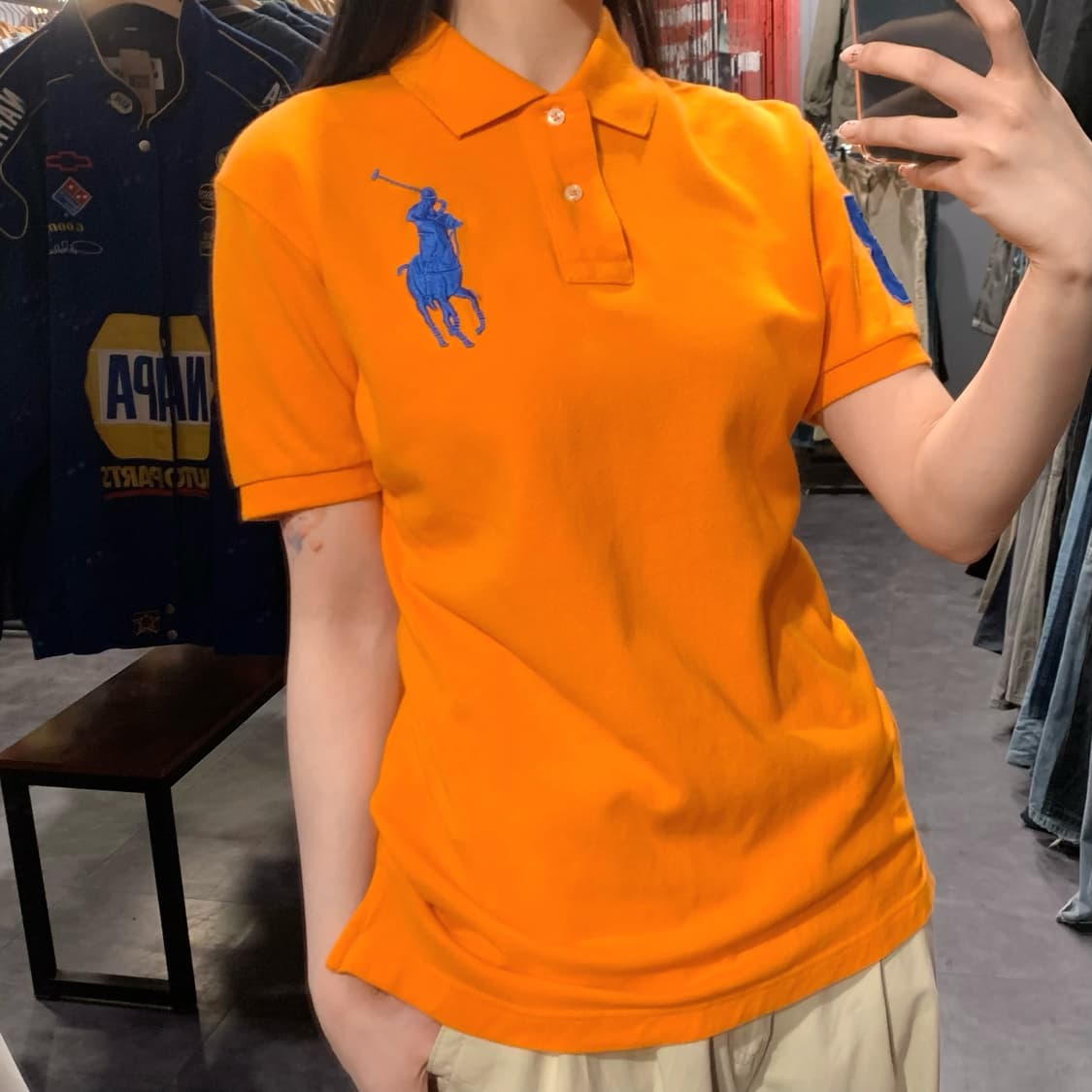 [IM] 폴로 랄프로렌 빅포니 반팔 피케 셔츠 오렌지 상품이미지2