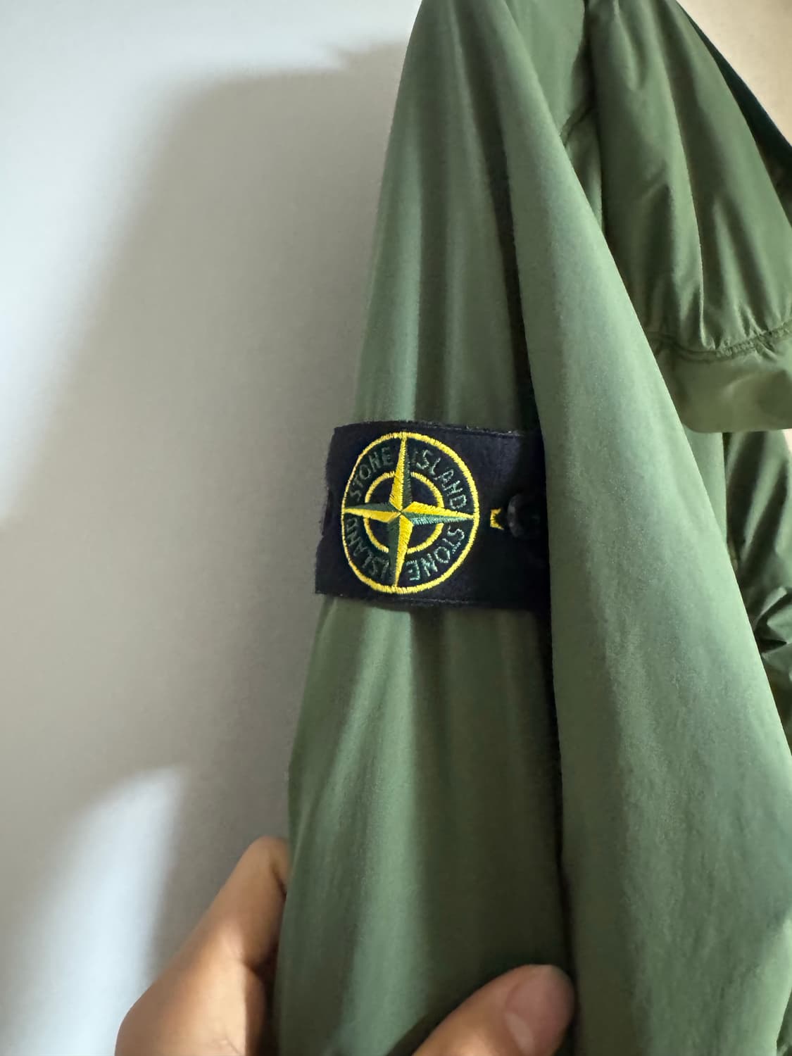 Stone Island 패널 믹스 후드집업 상품이미지3