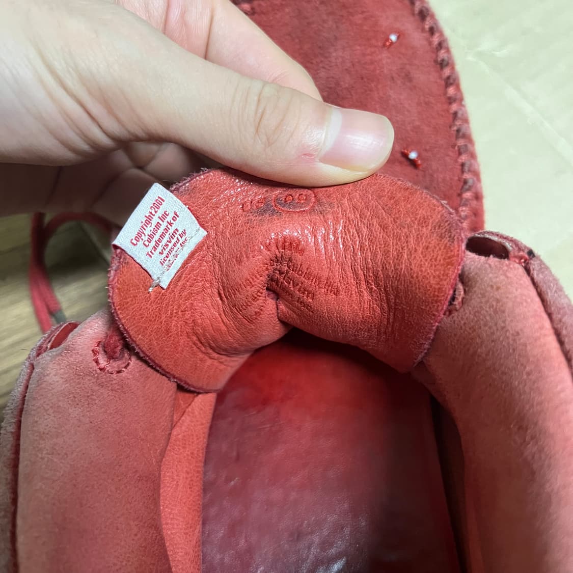비즈빔 FBT Lhamo Folk Red suede 상품이미지5