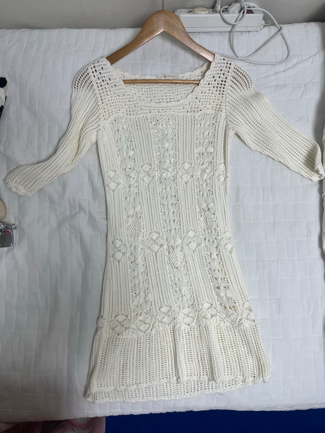 뜨개 원피스 니트 크로셰 상품이미지1