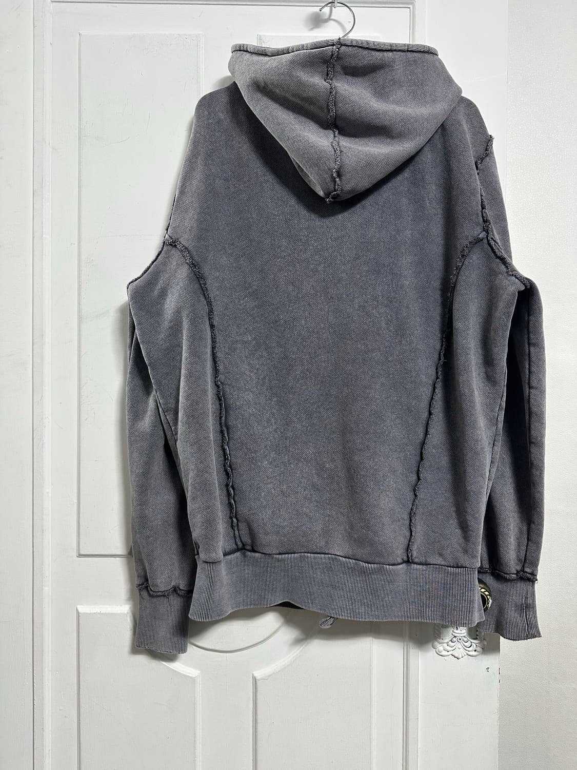 캘빈클라인 사선지퍼 절개 후드집업 상품이미지2