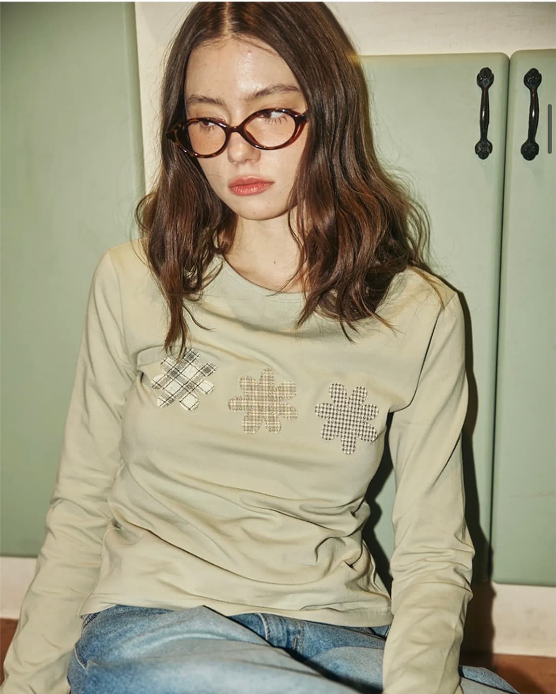 오피쉬 롱슬리브 (그린) 상품이미지1