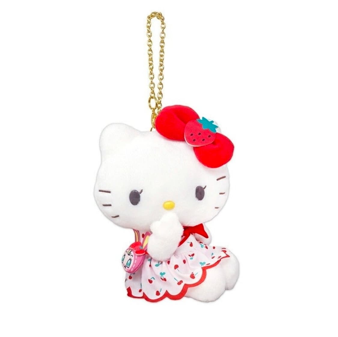 산리오 x 메조피아노 헬로키티 베리에짱 콜라보 시리즈 마스코트 인형 키링 상품이미지1