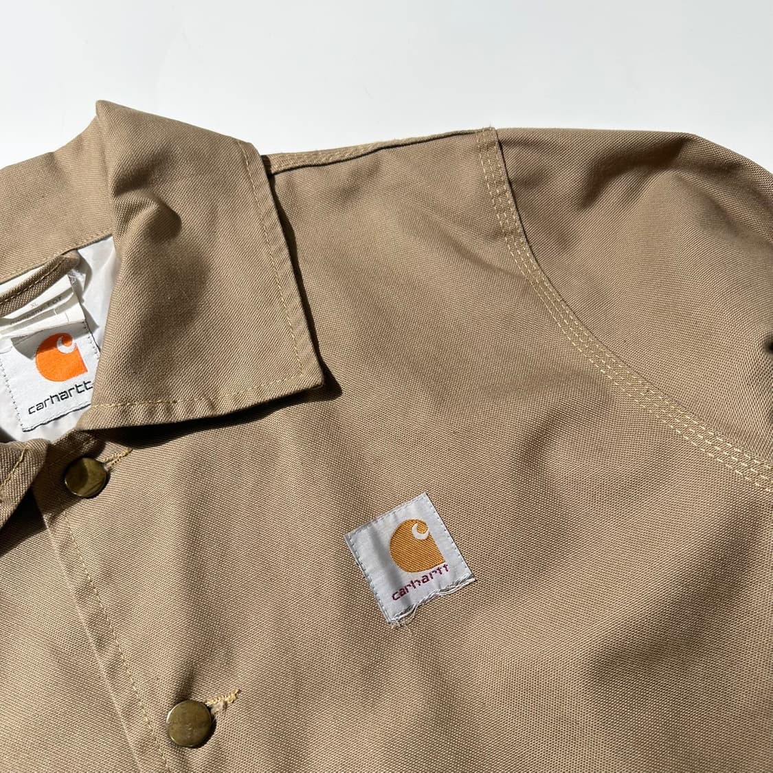 칼하트 샌드스톤 덕 캔버스 코치 자켓 상품이미지5