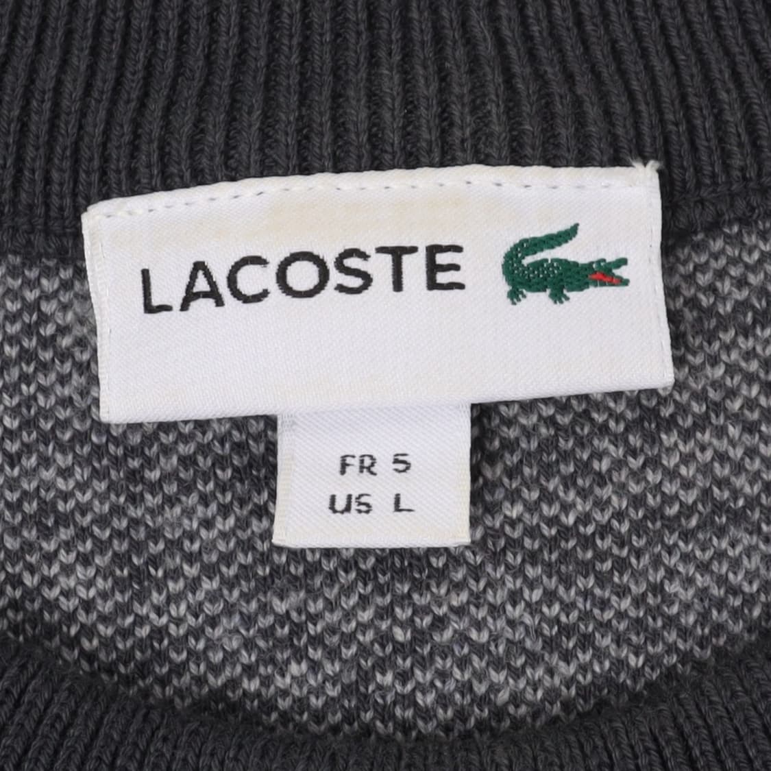 라코스테 하운드투스 체크 니트 상품이미지8