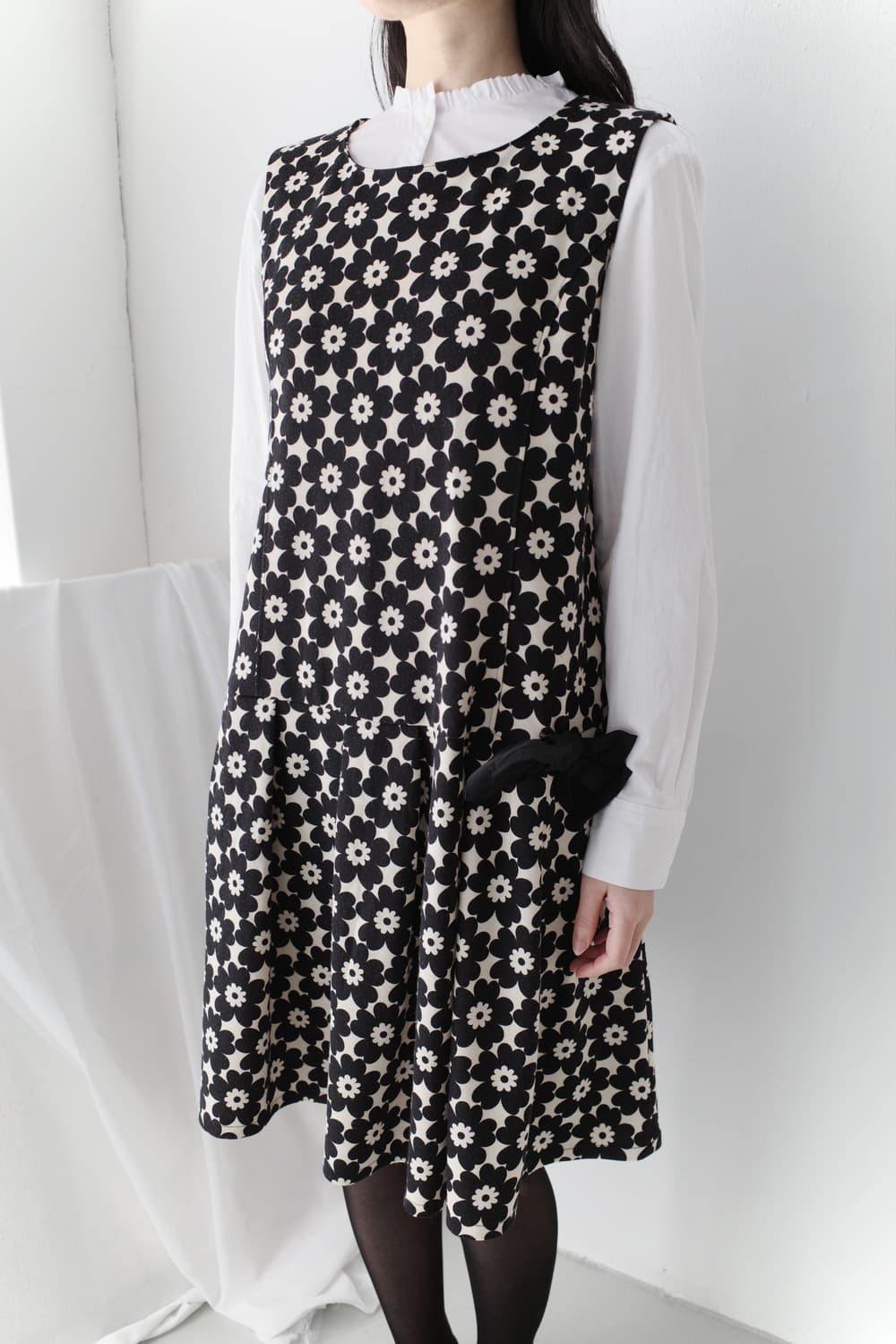 flower ribbon one-piece 상품이미지5