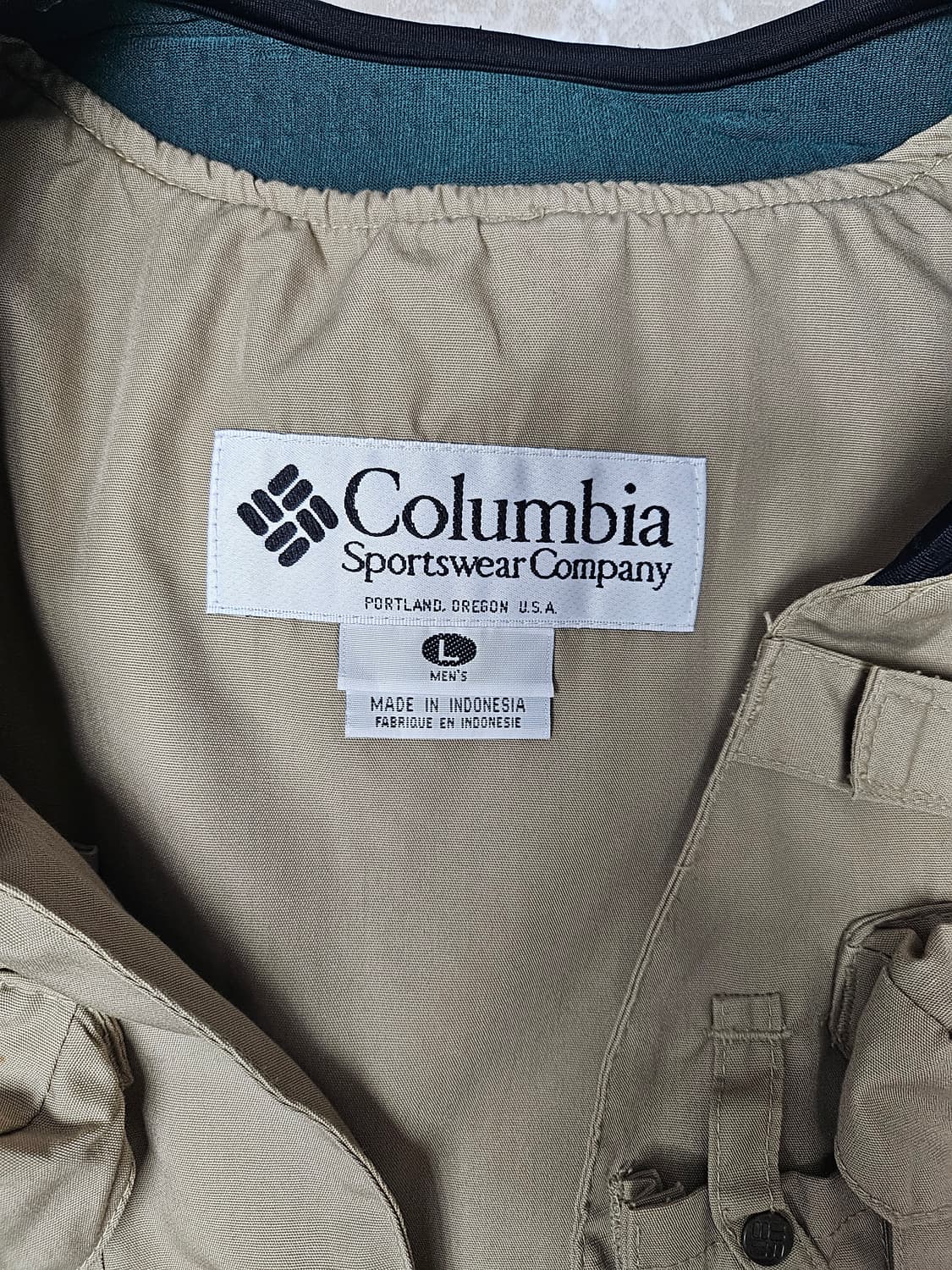 컬럼비아 낚시 조끼 베이지  L 상품이미지3