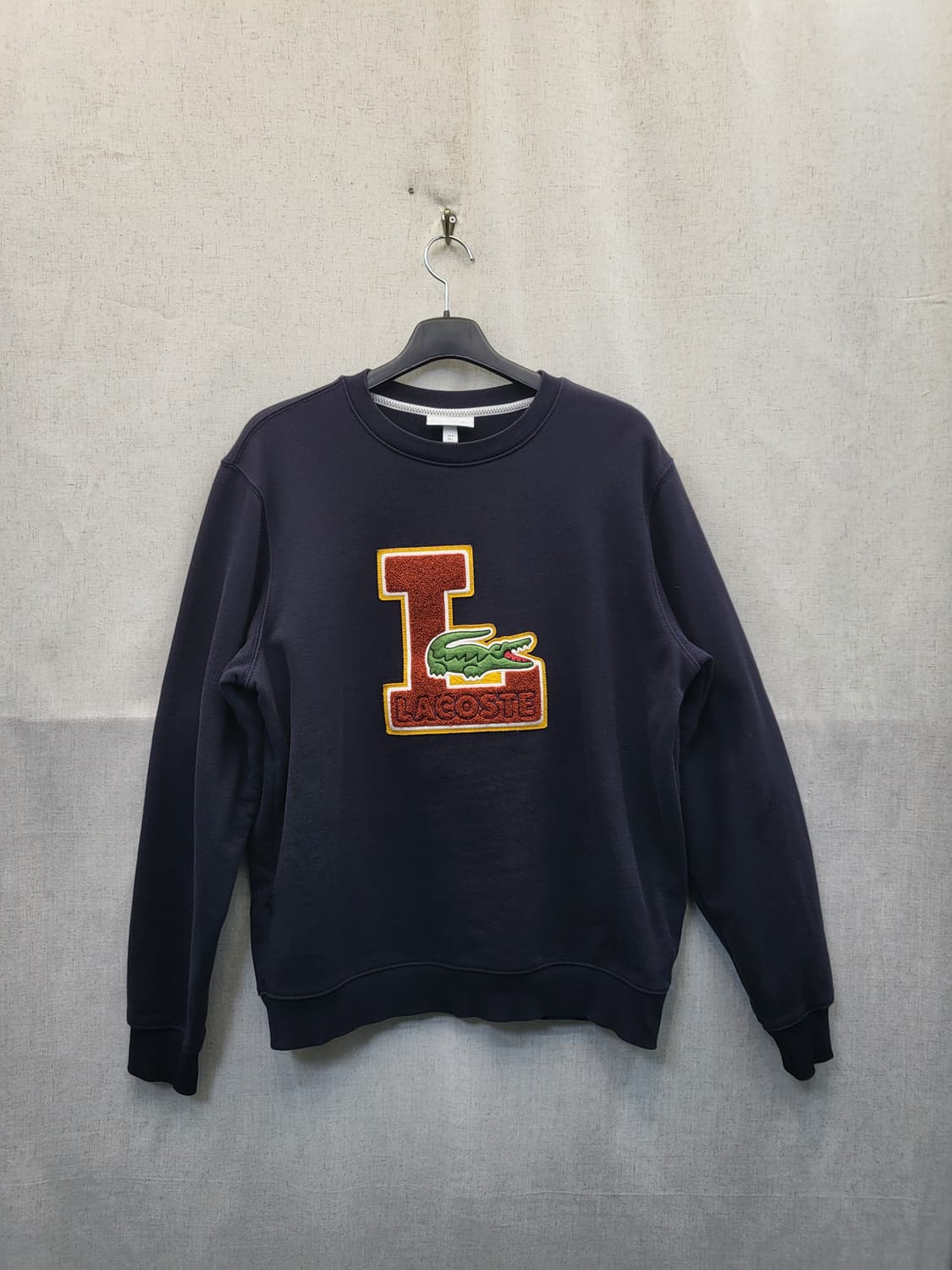 라코스테 네이비 L로고 맨투맨 상품이미지1