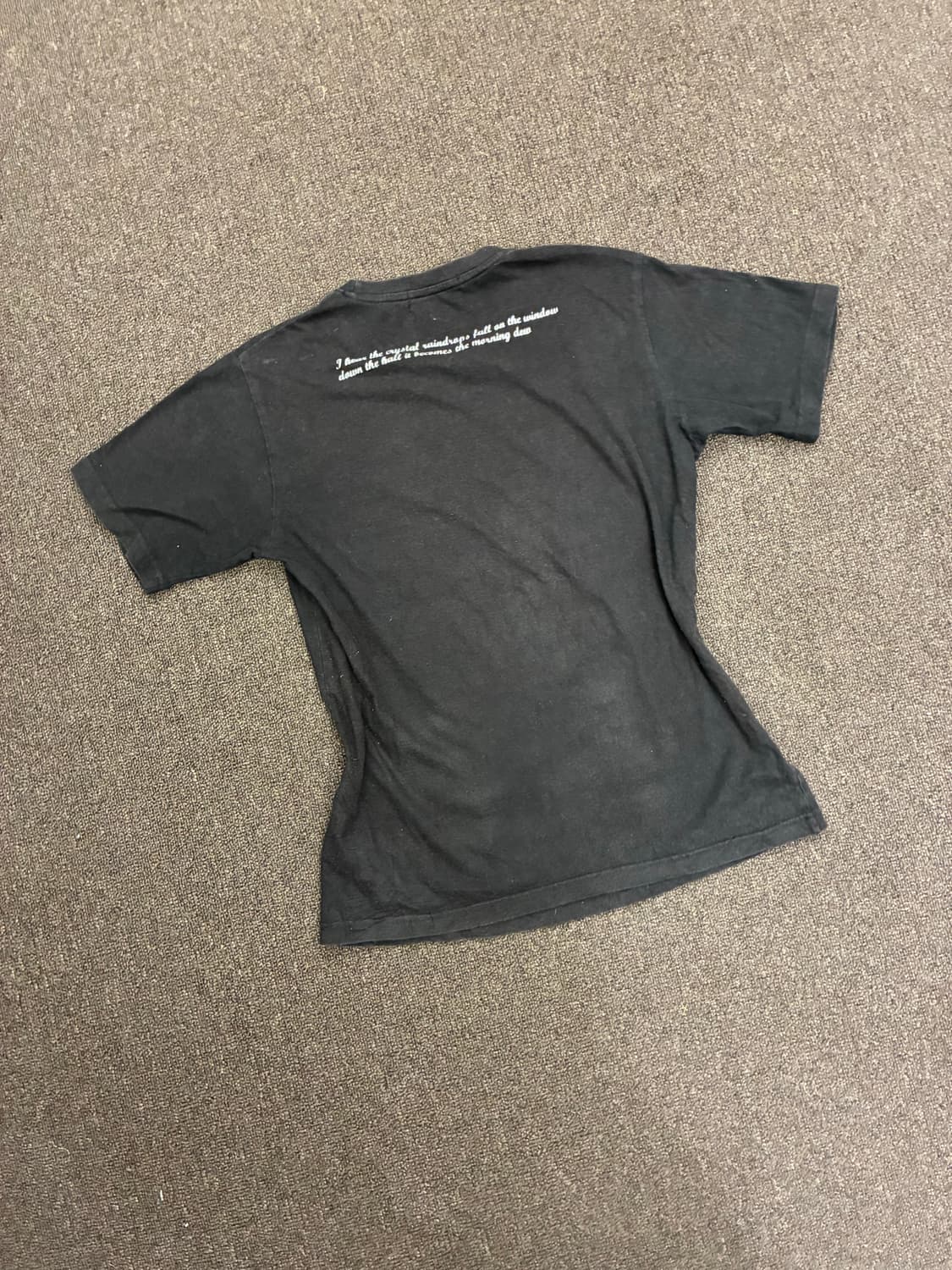 OS)Japanese vintage 여성 프린팅 반팔 티셔츠(구멍) 상품이미지5