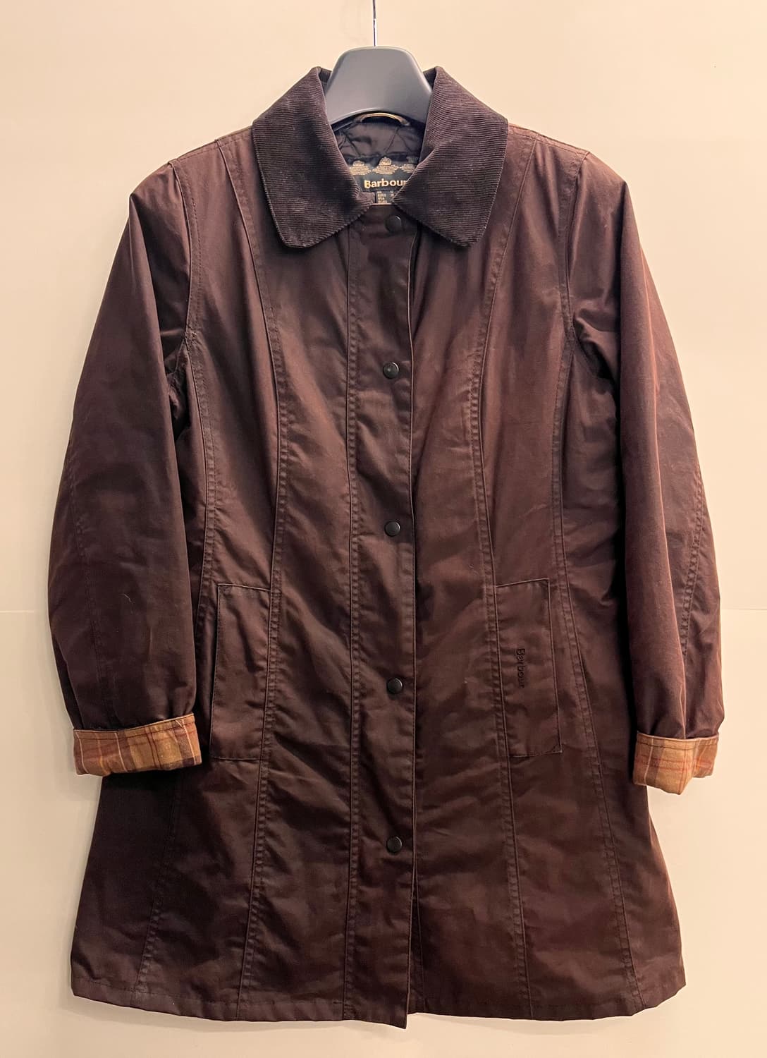 바버 벨세이 왁스 자켓 UK12 상품이미지1