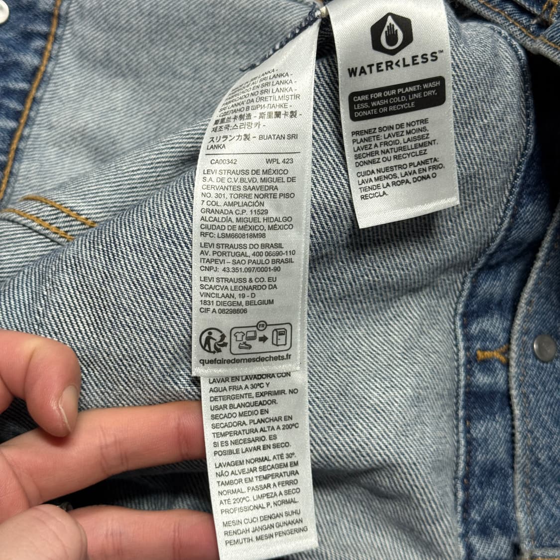 리바이스 오리지널 워터리스 데님 트러커 자켓 상품이미지6