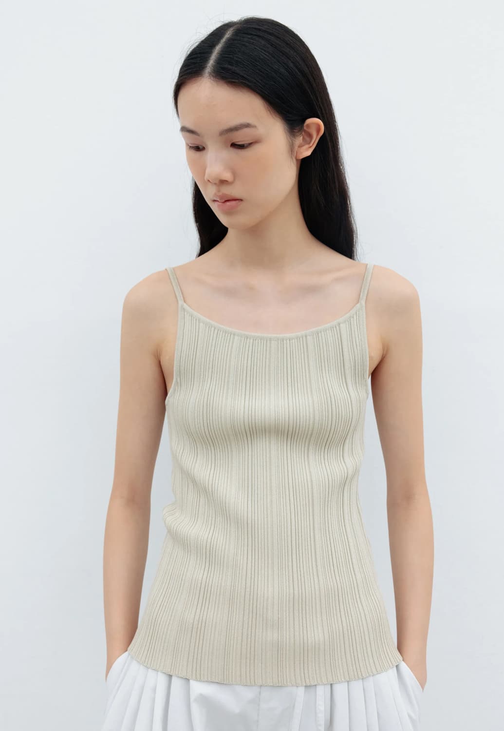 rrace 세이지 슬리브리스 상품이미지2