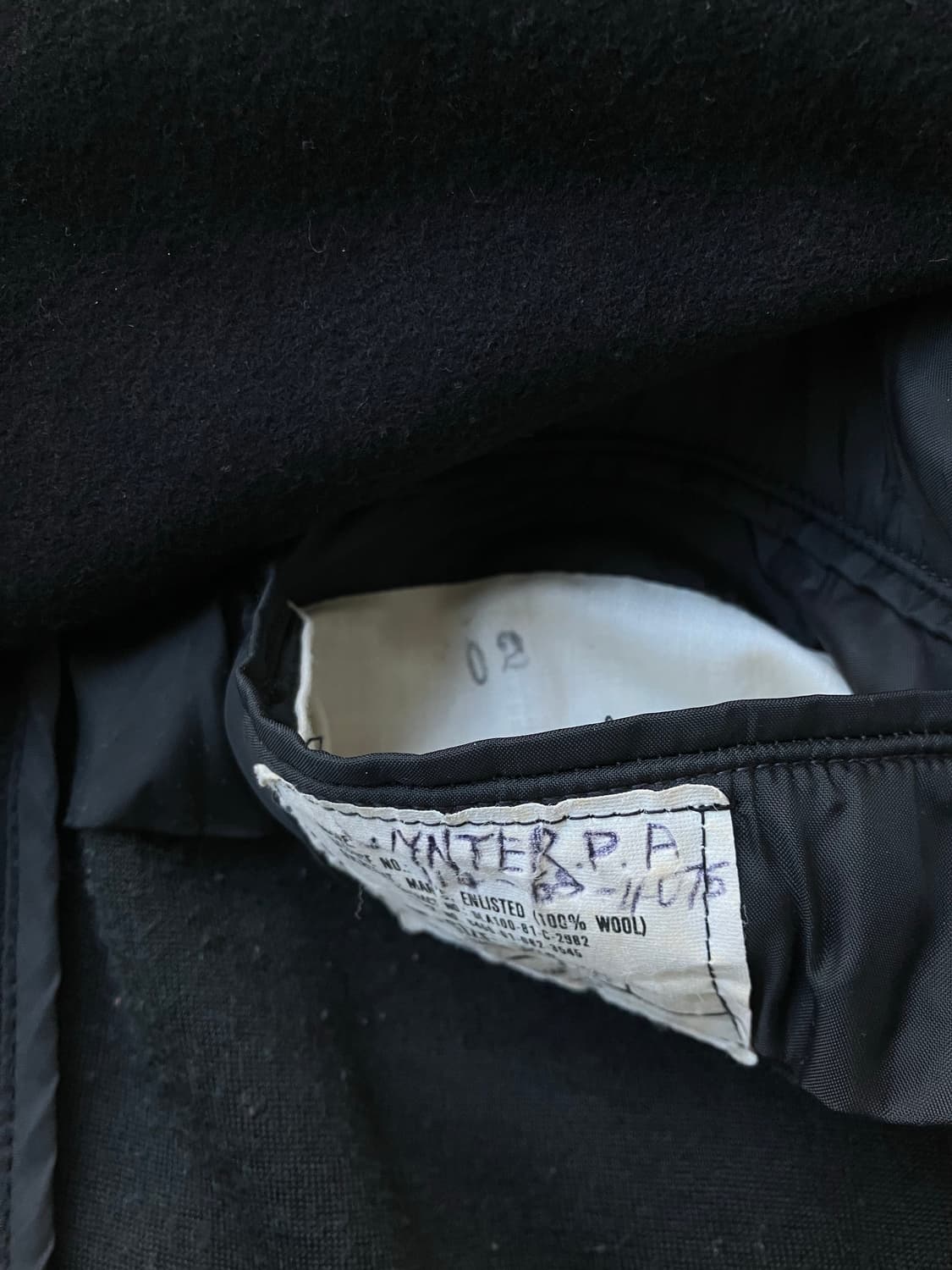 80s u.s.n us navy 오리지널 미해군 피코트 상품이미지4