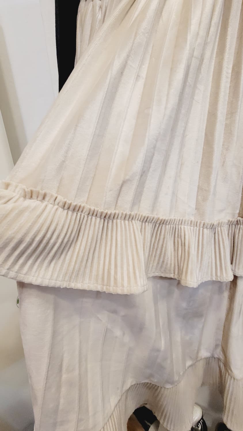 오즈세컨 레이어드 후드니트. 벨벳 캉캉 스커트 상품이미지8