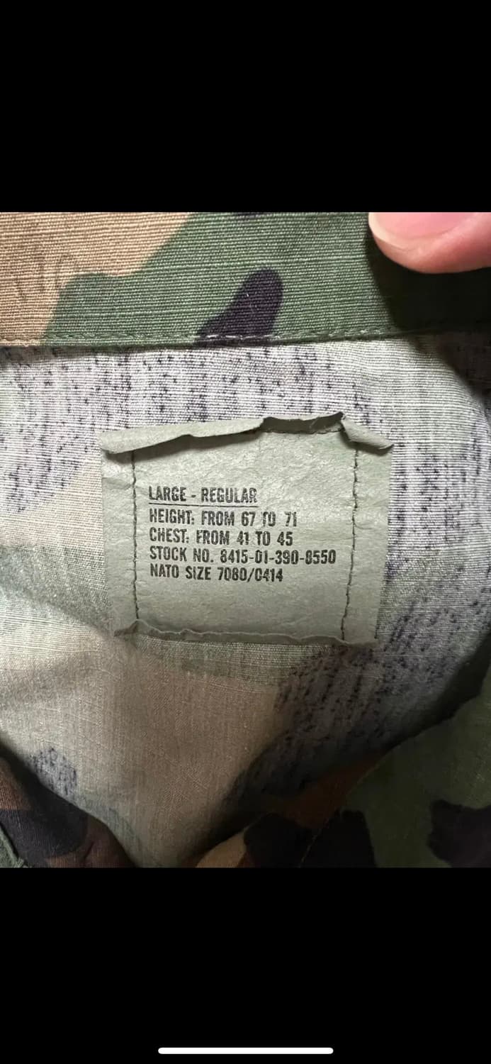 [Japan vintage] 90s OG Woodland Bdu L-R 상품이미지4