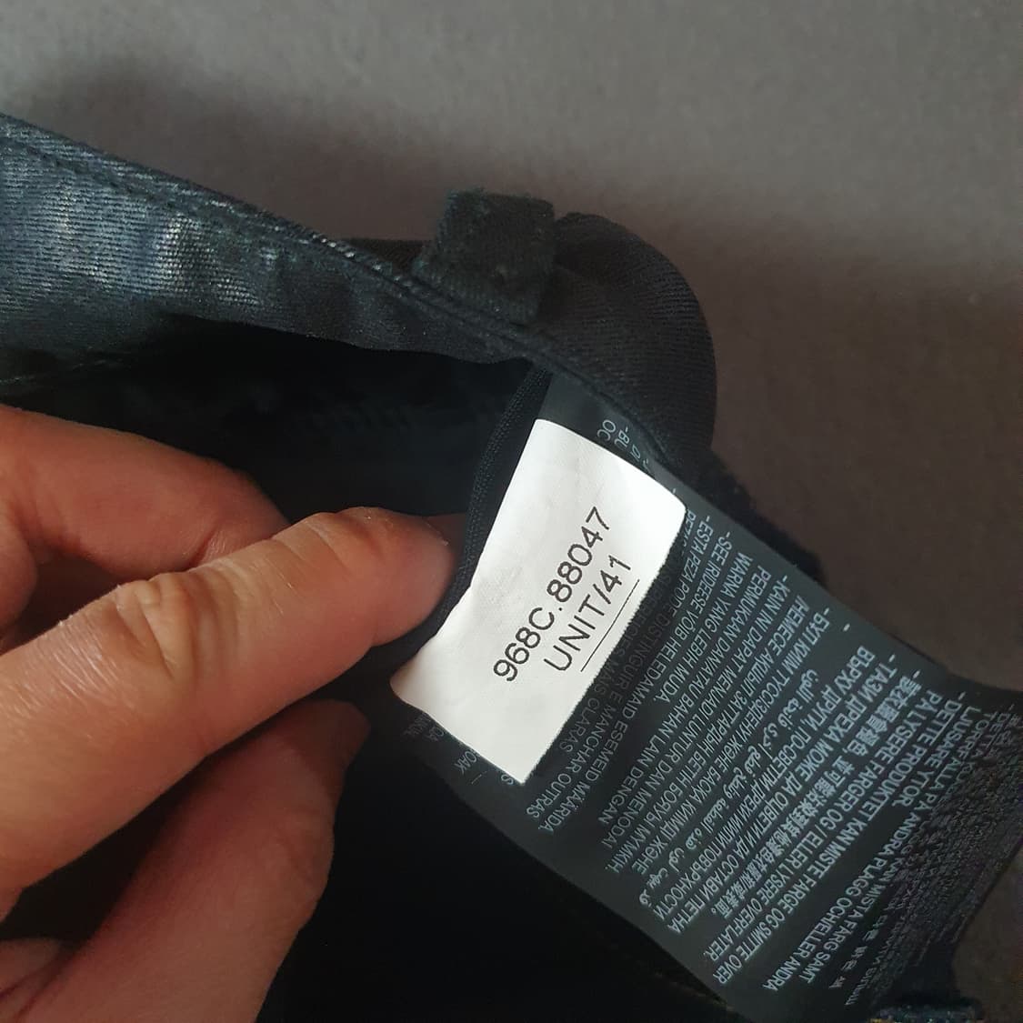 자라 앤더슨벨 컴바인드 레이어드 진 팬츠 42 블랙 상품이미지8