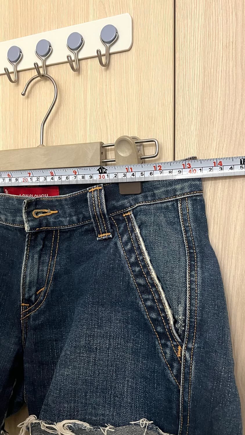 2000s Levi’s low slouch 로우라이즈 데님 쇼츠 청반바지 상품이미지6