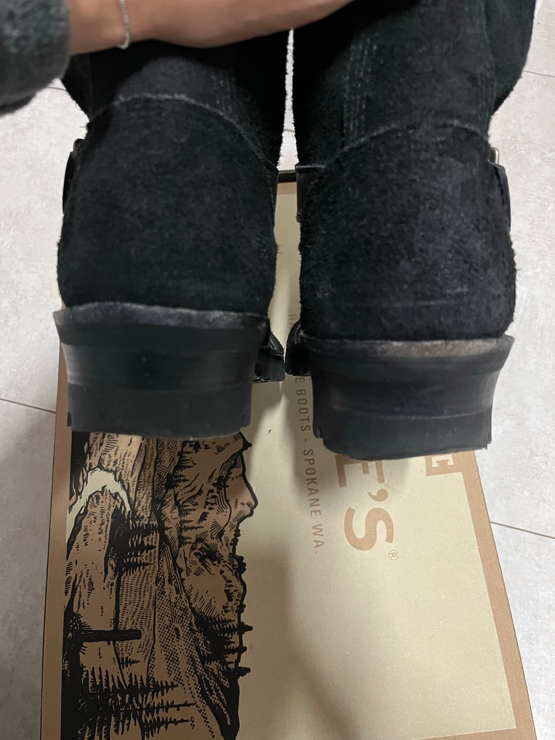 화이츠 부츠(WHITE'S BOOTS) 노마드(NOMAD) 블랙 러프아웃 상품이미지7