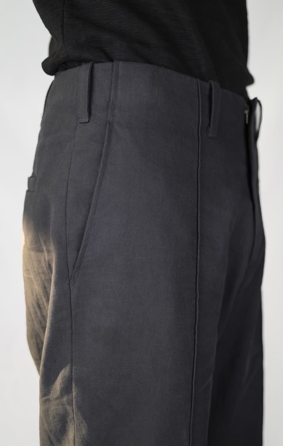 les stitch crease trouser(charcoal) 2사이즈 상품이미지4