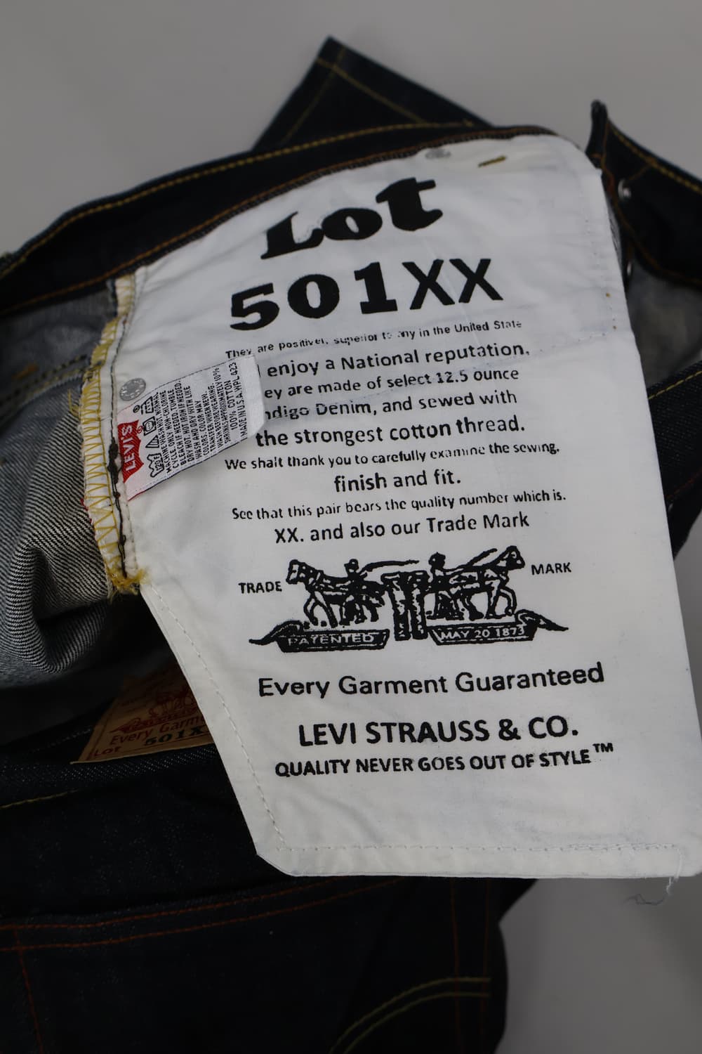 LEVI’S 501XX Japan Repro Selvedge 상품이미지5