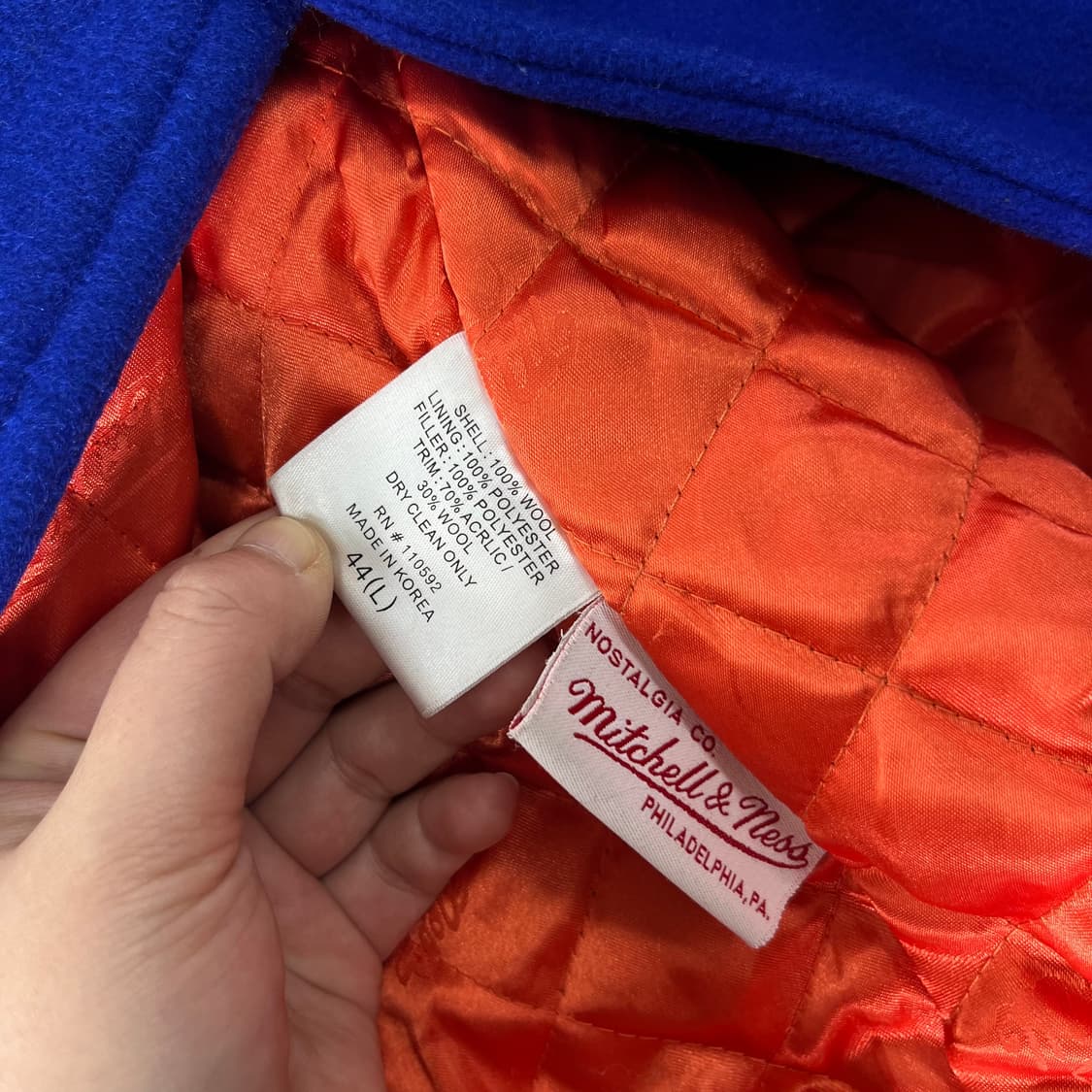 100 NFL 90s 덴버 브롱코스 울 바시티 자켓 상품이미지9