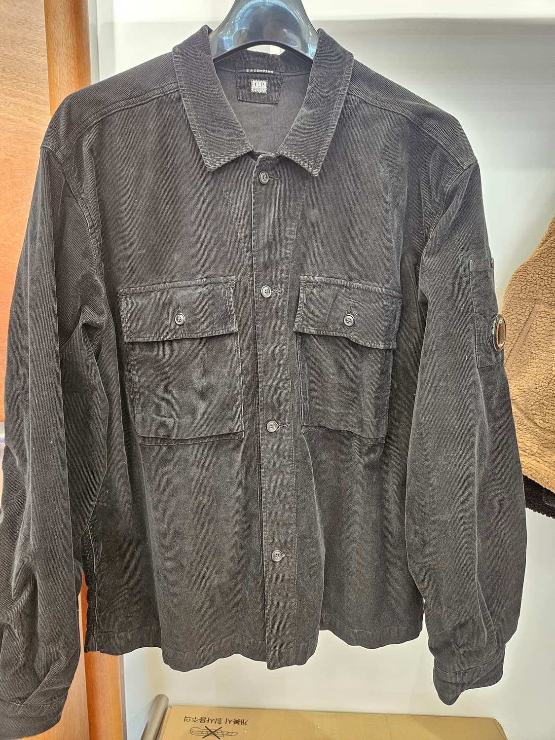 CP컴퍼니 코듀로이 오버셔츠 블랙XXL 상품이미지1