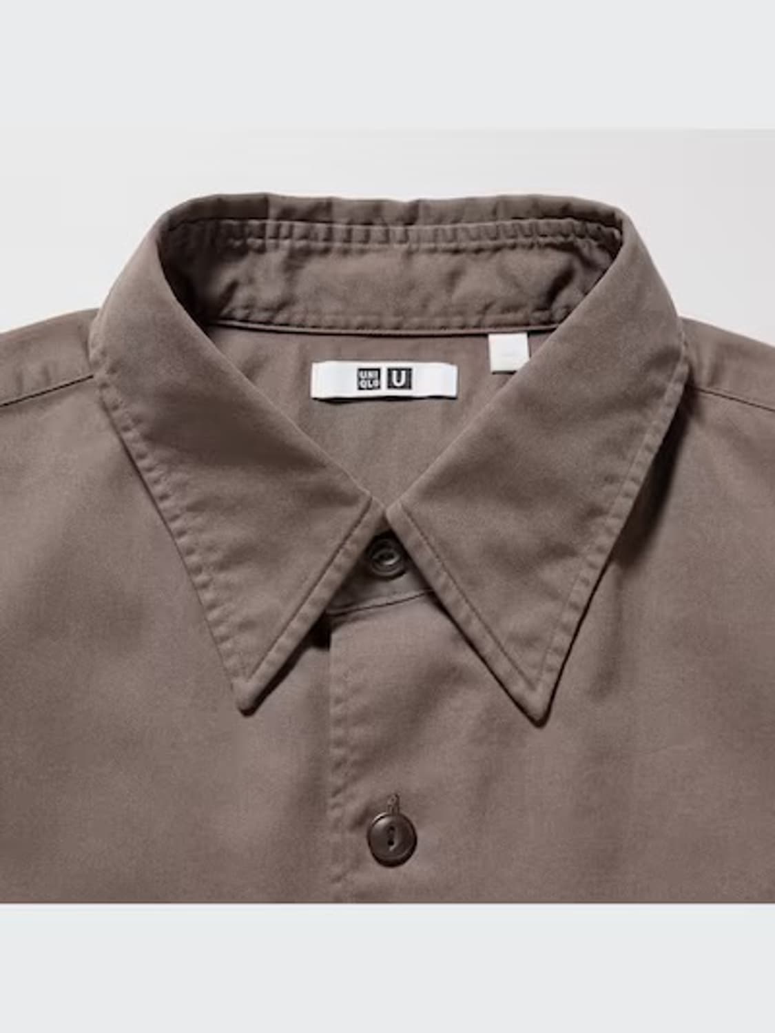 [XL]유니클로U 오버사이즈워크셔츠(브라운) 상품이미지2