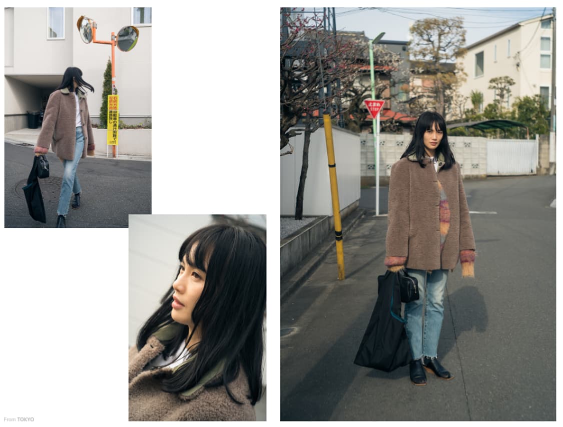 F) PERVERZE 퍼버즈 리버서블 무통 자켓 무스탕 상품이미지8