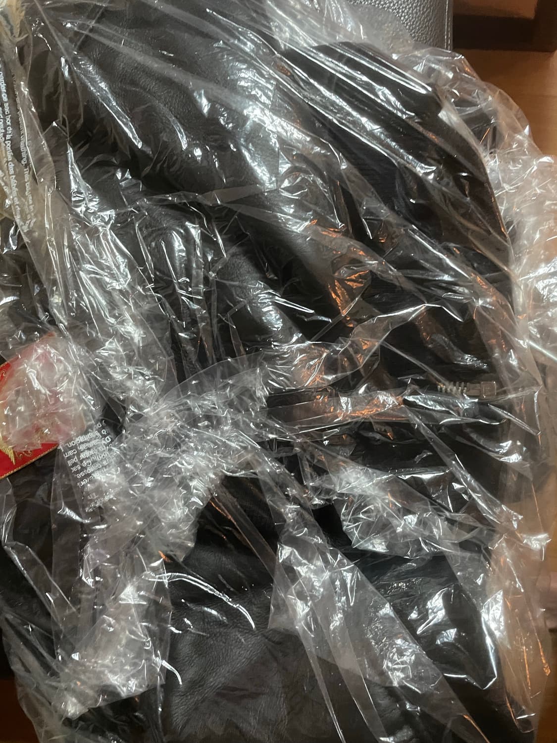 슈프림 쇼트 후드 워크 레더 자켓 블랙 25fw 상품이미지3