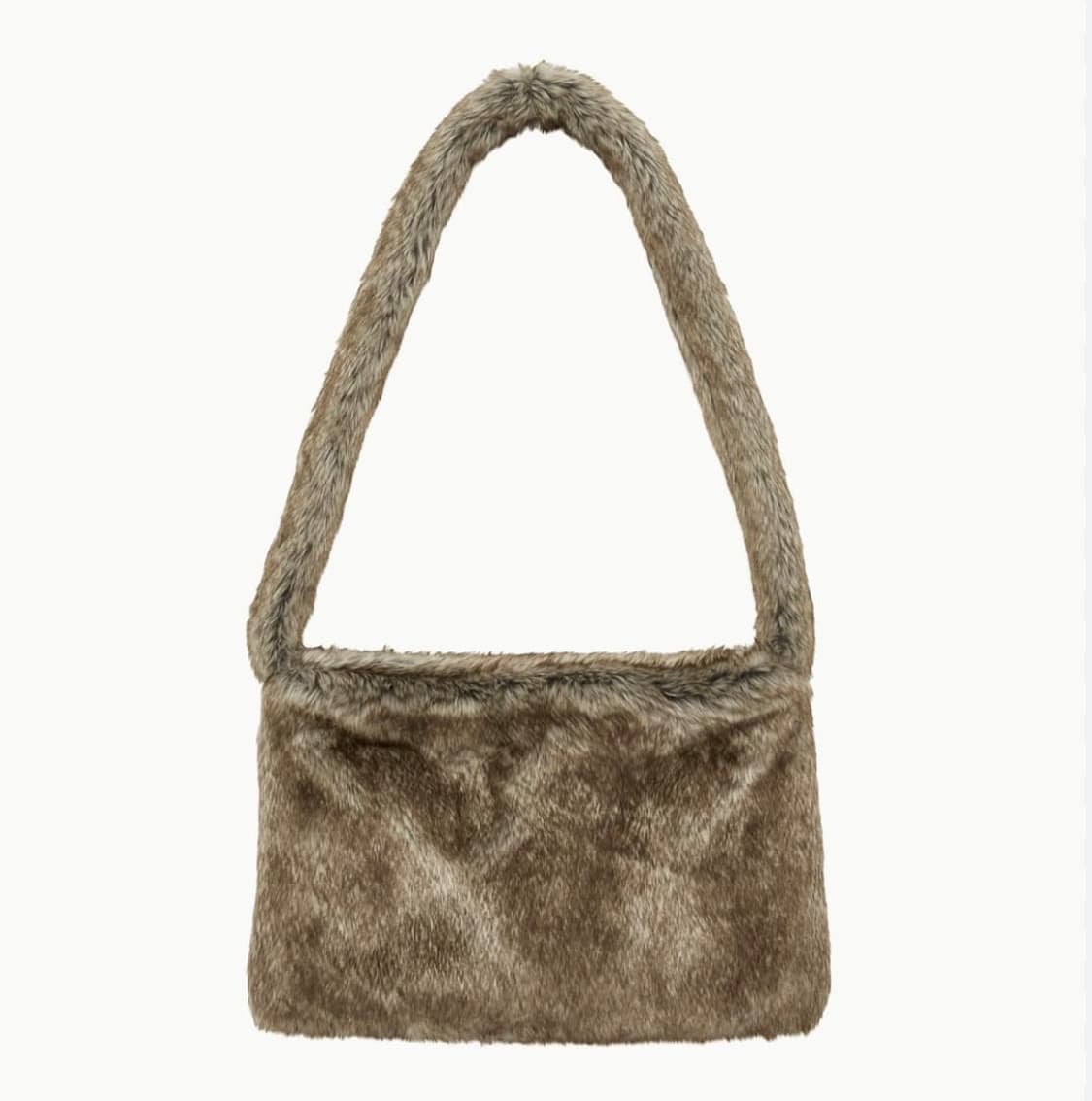 AMOMENTO FUR CROSS BAG BROWN 상품이미지2