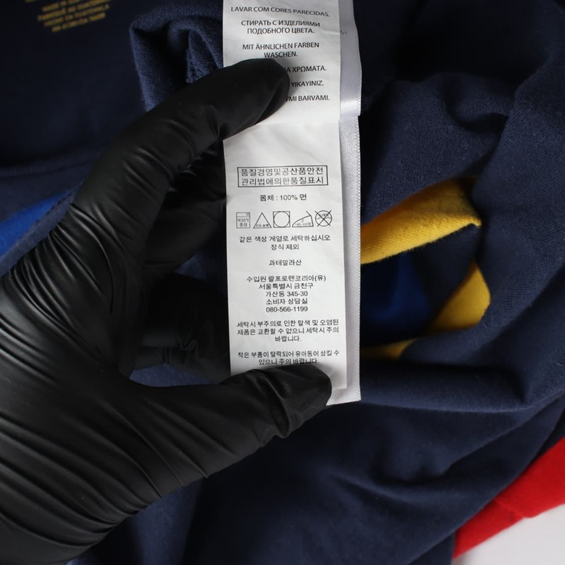 폴로 랄프 로렌 보이즈 멀티 스트라이프 포켓 티셔츠 14-16 상품이미지6