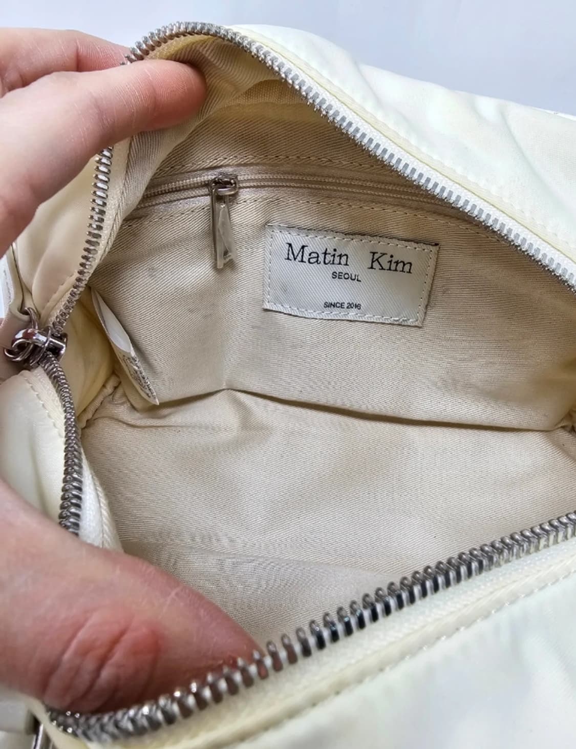 마뗑킴 베이비 스포티 토트백 아이보리 상품이미지9