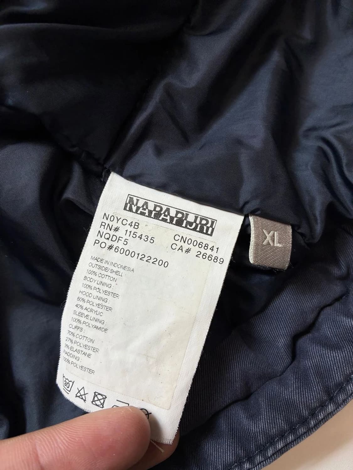 나파피리 00's 가먼트다잉 스키두 콜드 파카 PN8100 상품이미지8