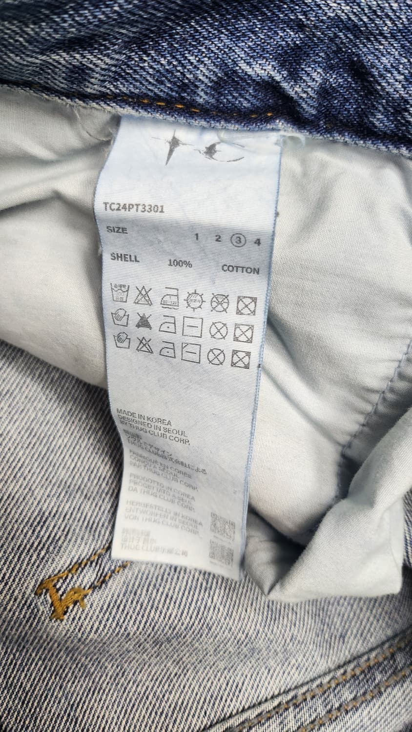 Thug Club 샷건 데님 3사이즈 상품이미지7