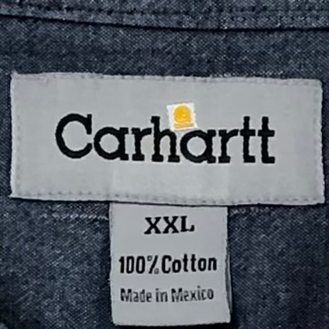 Xxl 칼하트 샴브레이 데님 셔츠 상품이미지3