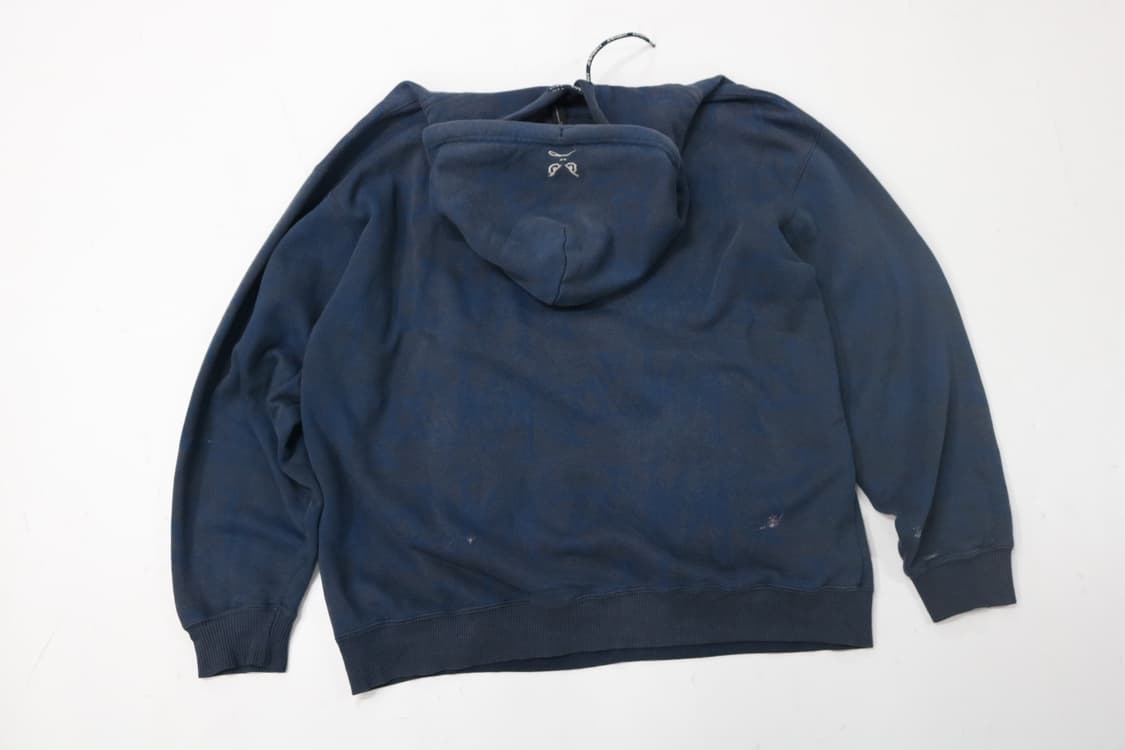 배드보이 빈티지 네이비 선페이딩 오버사이즈 후디 상품이미지9