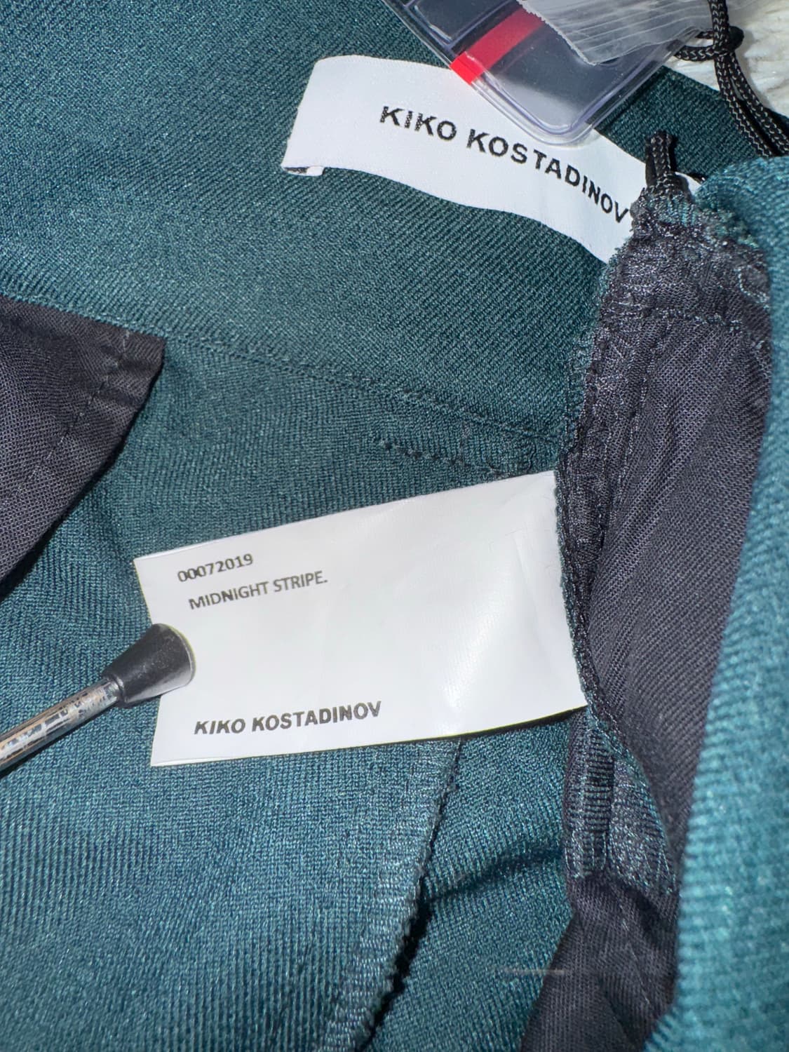 키코 코스타디노브 아이린 트라우저 틸 그린 M 상품이미지8