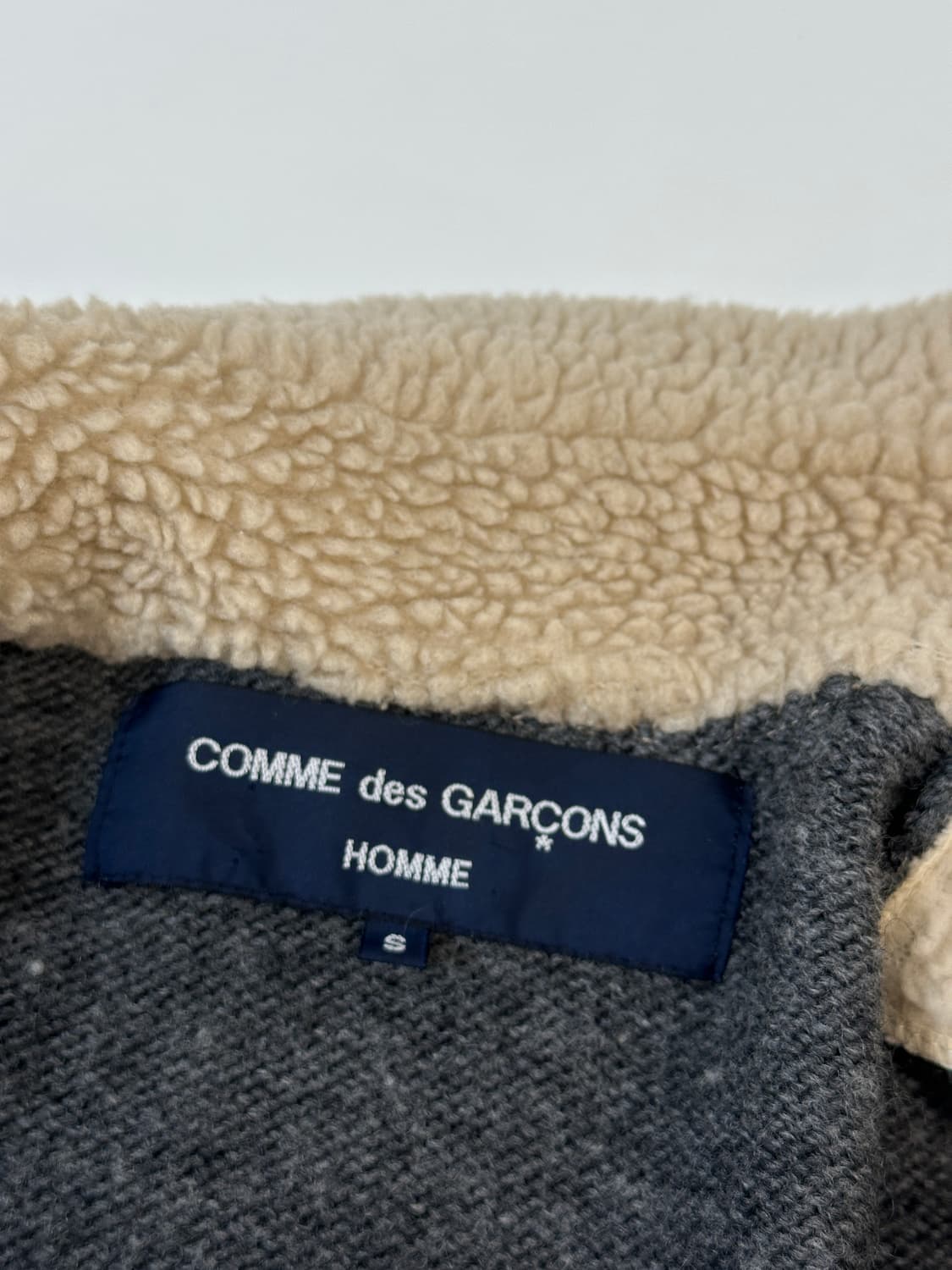 꼼데가르송 옴므 니트 집업 S 상품이미지5