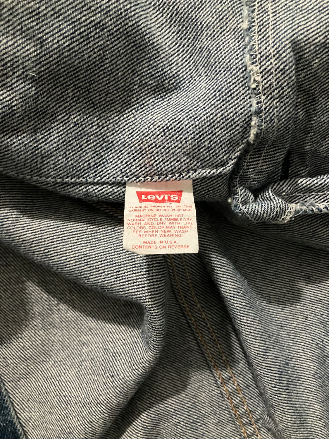 🇺🇸 80s USA 빈티지 리바이스 70506 3세대 데님자켓 상품이미지8