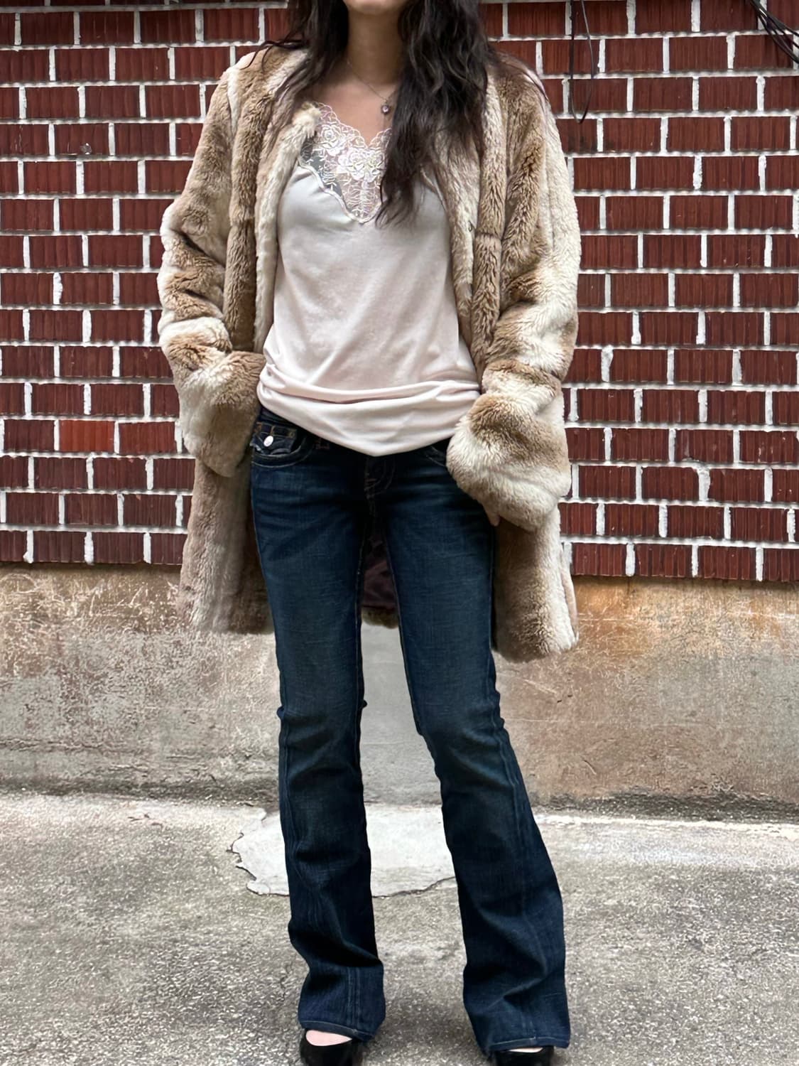 시슬리 퍼자켓 슬립원피스 트루릴리젼 부츠컷 팬츠 상품이미지5