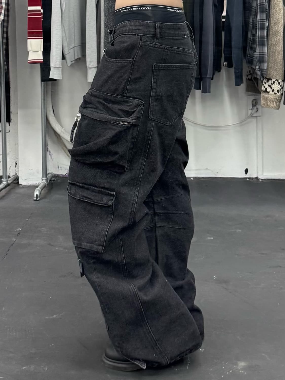 멀티포켓 데님 카고팬츠 상품이미지3