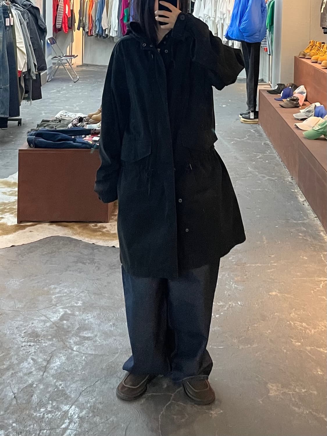 갭 블랙 피쉬테일 야상 자켓 상품이미지1