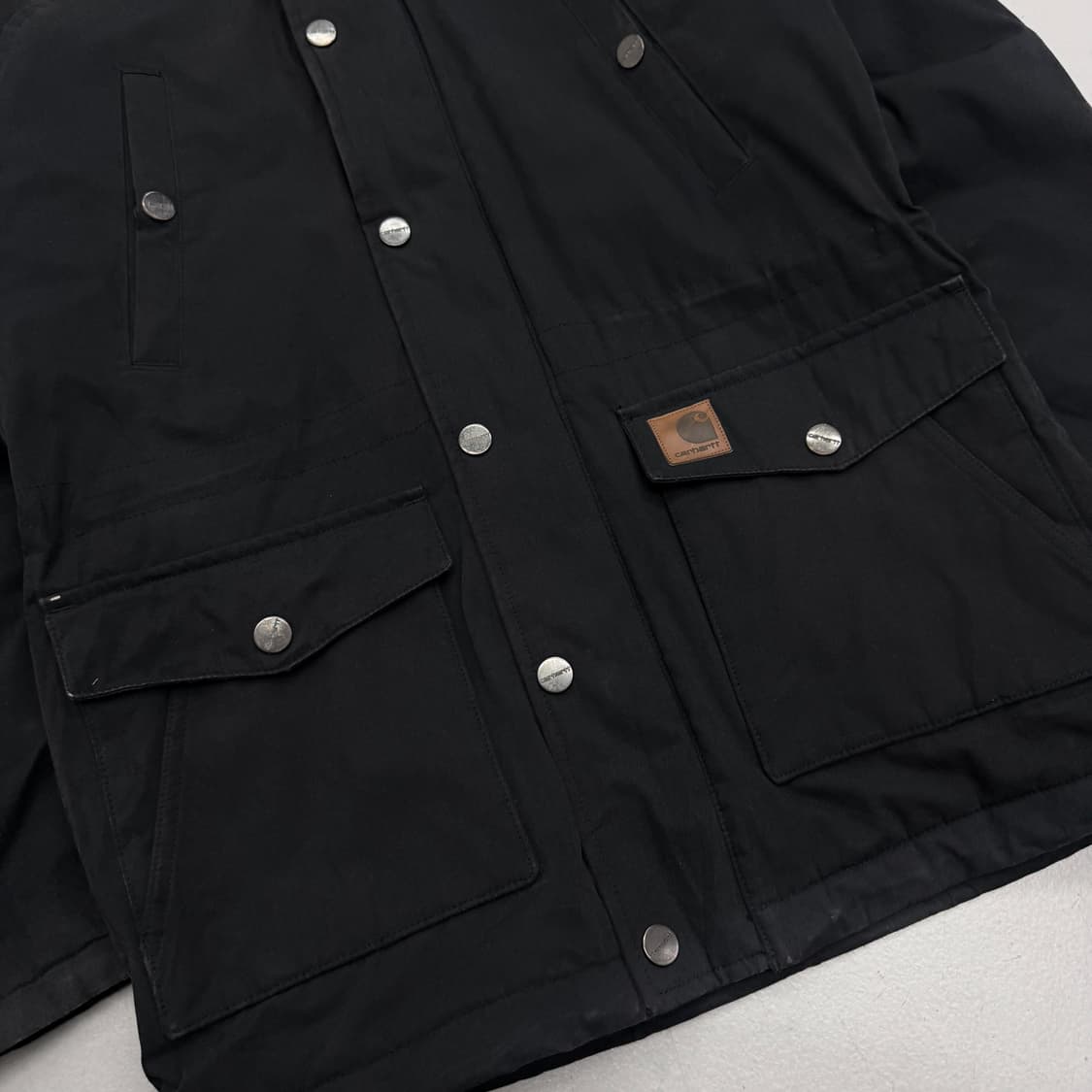 칼하트 WIP 가죽패치 트래퍼 파카 상품이미지4