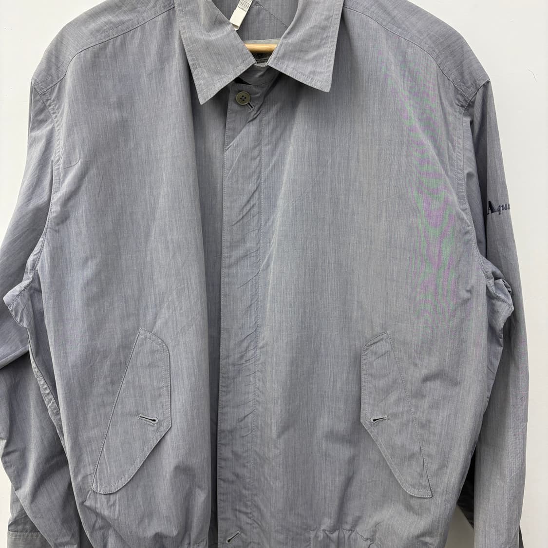 아쿠아스큐텀 그레이 블루종 자켓 남성 L 상품이미지2