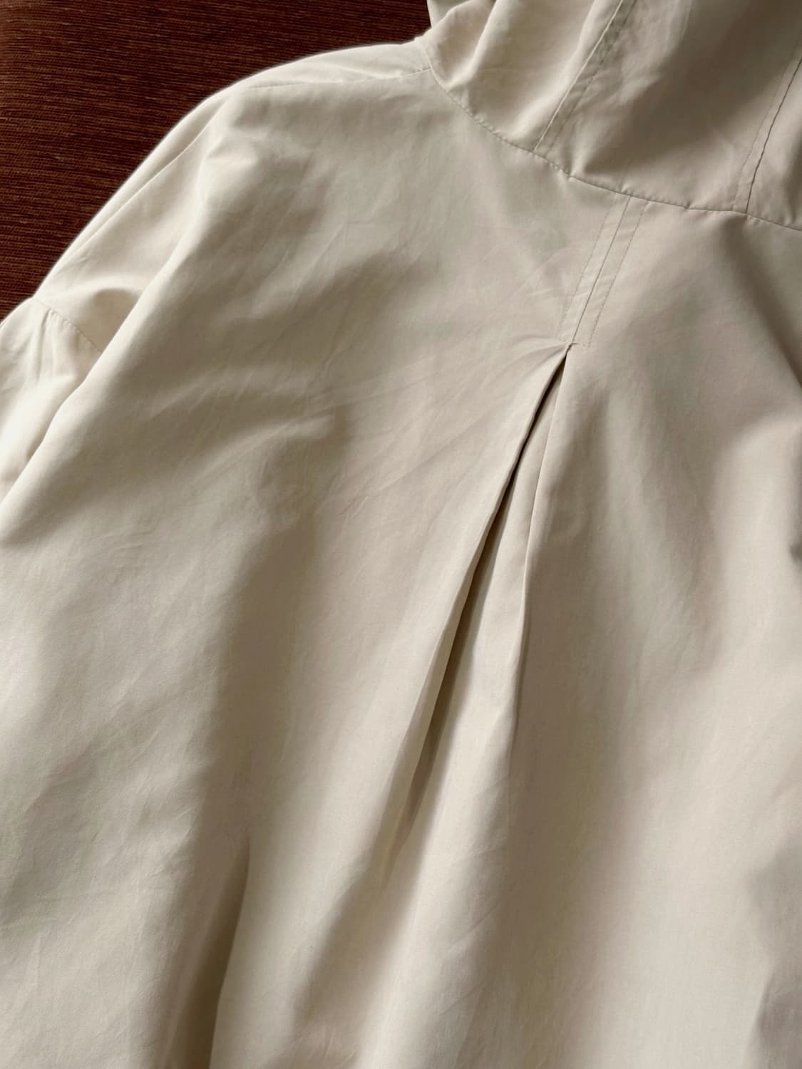 Poly nylon cropped wide parka 상품이미지6