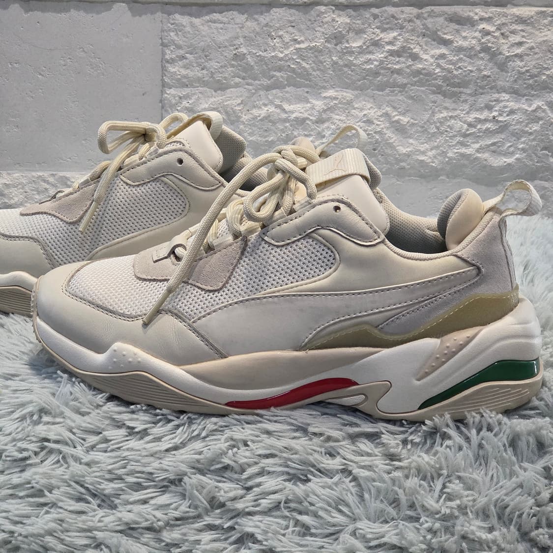 2w-30:푸마 썬더 스펙트라(Thunder) 화이트 24.5cm 상품이미지2