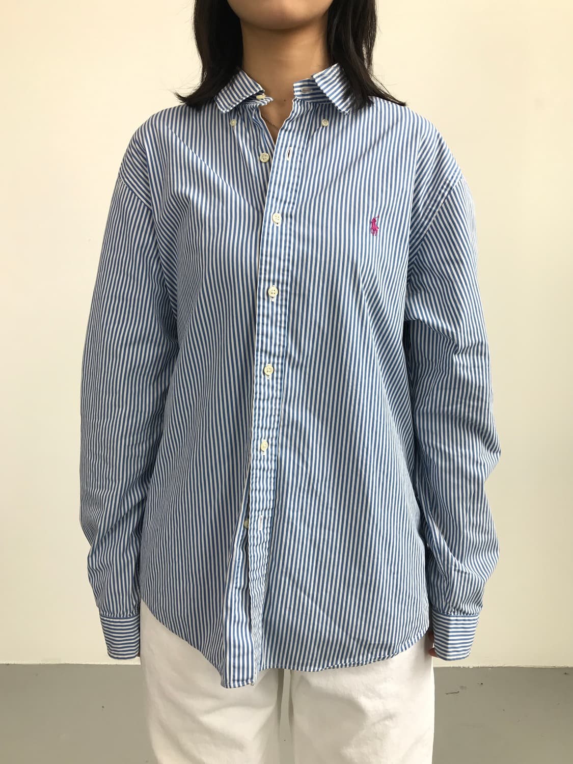 Polo Ralph Lauren Slim Fit Stripe Shirt 상품이미지1