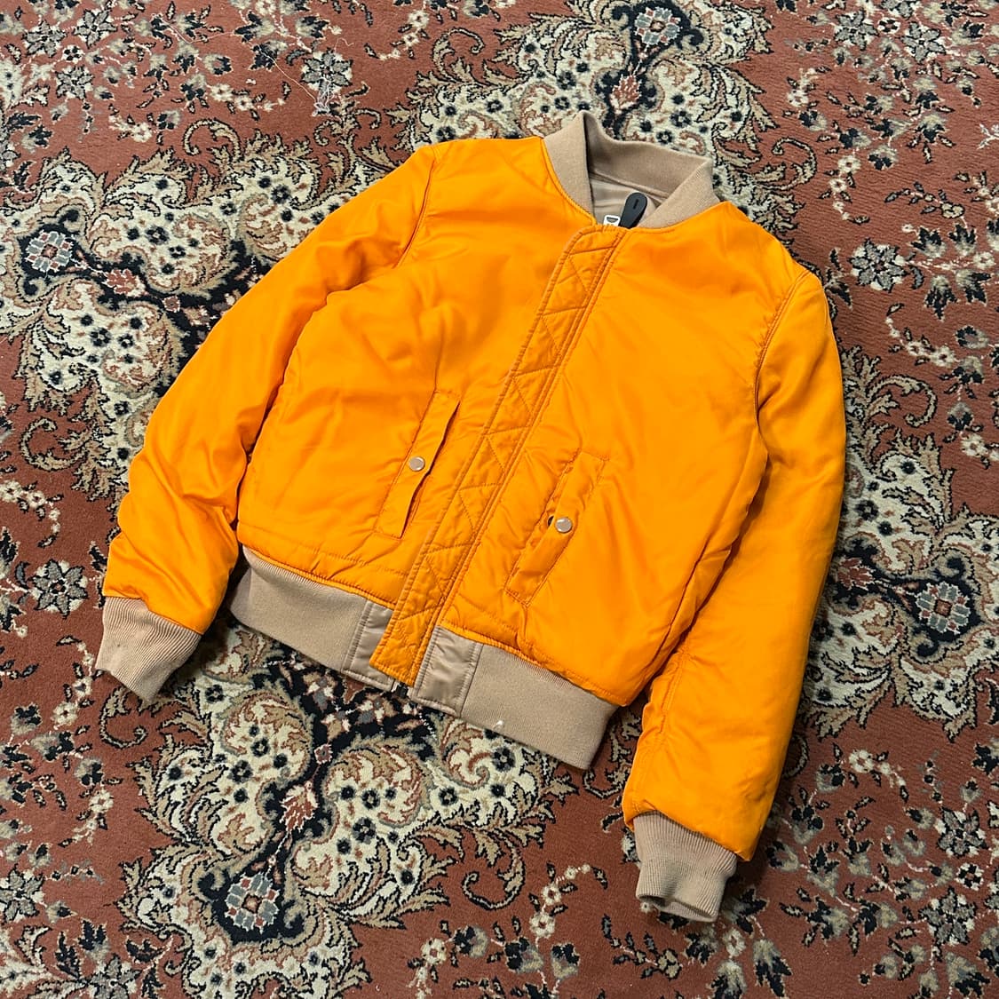 알파인더스트리 ma-1 자켓 베이지 (XS-S) 상품이미지5